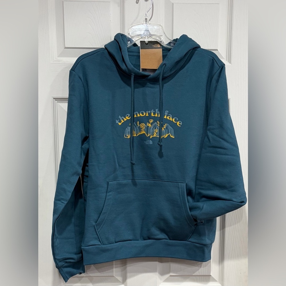 The North Face Women’s Medium Evolution Retro-Growth Hoodie Space Teal NWT